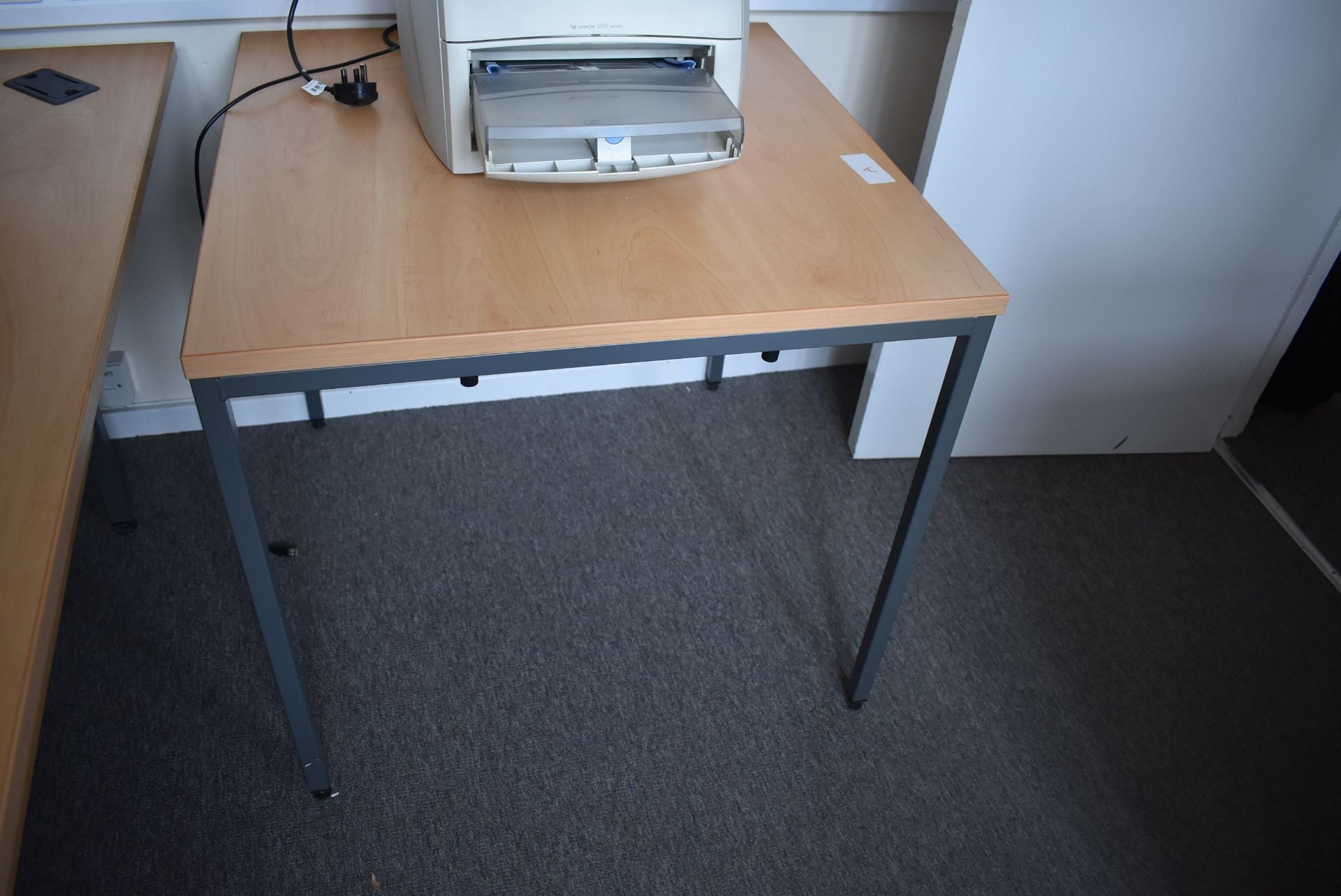 *L-Corner Desk with Matching Side Table and Standalone Drawer Unit - Image 4 of 4