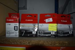 *Six Canon Lucia Pixma Ink Cartridges