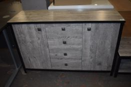 *Contemporary Style Grey Wood Effect Storage Unit