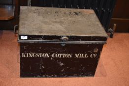 *Kingston Cotton Mill Company Deed Box