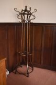 *Ornate Bentwood Hat & Coat Stand