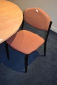 *Four Stackable Meeting Room Chairs with Arms