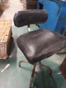 * vintage adjustable machinest chair