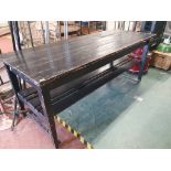 * Large vintage wooden bench - 2350w x 920d x 950h