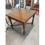 * Oak drawer leaf table - 900-1520w x 920d x 770h