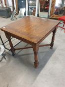 * Oak drawer leaf table - 900-1520w x 920d x 770h