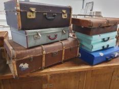 * selection of vintage and imitation cases
