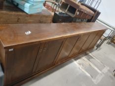 * extra long vintage sideboard with internal shelves - 3070w x 420d x 900h