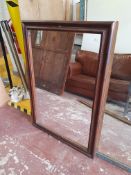 * wooden framed mirror - 740w x 1050h