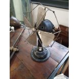 * Vintage metal desk fan