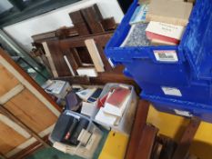 * 7 x boxes containing vintage books