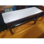 * solid bench - 1380w x 470d x 760h