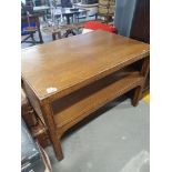 * Vintage haberdashers table with undershelf