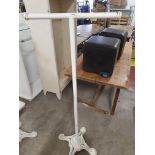 * heavy cast iron single base clothes rail. 620w x 1550h