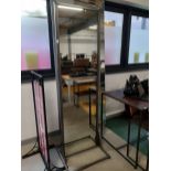 * Freestanding industrial mirror - 600w x 2050h