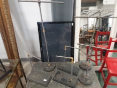 * selection of display stands