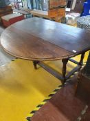 * Drop leaf table - some damage to one leaf - in need of some restoration