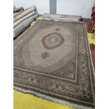 * Persian Tabriz wool rug - handmade in Iran. In very good condition. 3660w x 2520d