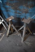 *Pair of Commercial Axle Stands