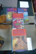 Four Harry Potter Books including First Edition Goblet of Fire