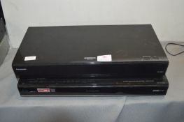 Two Panasonic Blu-ray Players