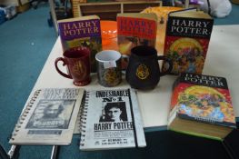 Harry Potter Books, Mugs, and Journals, etc.