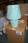 *Four Green Table Lamps