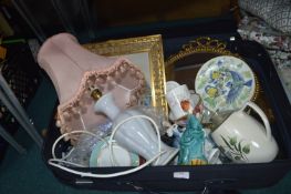 Suitcase and Contents, Mirrors, Lamps, Pottery Ite