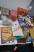 Vintage Boar Games, Jigsaw Puzzles, and Toys