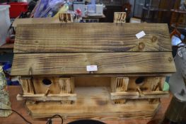 *Handmade Wooden Double Birdhouse