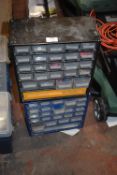 *Two Sets of Component Drawers (salvage)