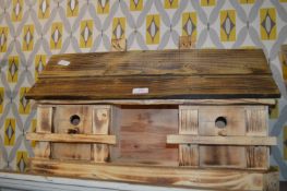 *Handmade Wooden Double Bird House
