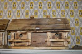 *Handmade Wooden Double Bird House