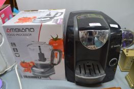 Ambiano Food Processor and a Bosch Coffee Machine