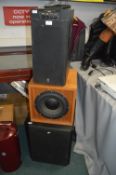Yamaha Subwoofer plus Two Other Speakers