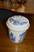 Masons Willow Pattern Lidded Jar