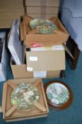 Quantity of Wall Plates Including Framed Fairy Pla