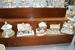 Five Coalport Miniature Cottages etc.