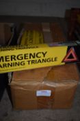 *Nine AA Emergency Warning Triangles