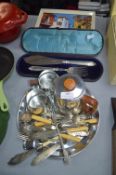 Vintage Cutlery, Serving Sets, Teapots, etc.