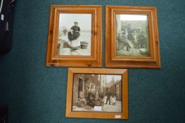 Three Framed Frank Meadows Sutcliffe Reproduction
