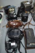 Vintage Cameras Including Russian Lubitel