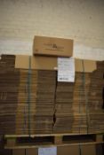 *Pallet of ~320 Corrugated Cardboard Boxes 450x430x190mm