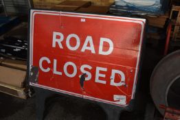 *Road Closed Sign (salvage)