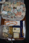 Jewellery Box and Vintage Costume Jewellery