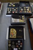 Four Royal Mint UK Proof Coin Sets 2008-11