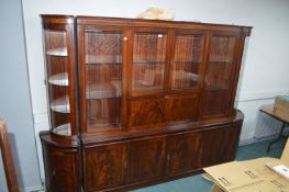Large Display Cabinet with Two End Corner Units