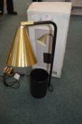 *Black & Gilt Desk Lamp