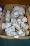 Box of Vintage Part Tea Sets by Paragon, Aynsley,