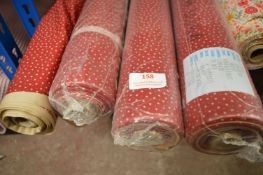 *Four Assorted 45” wide Rolls of Red Star Pattern Material
